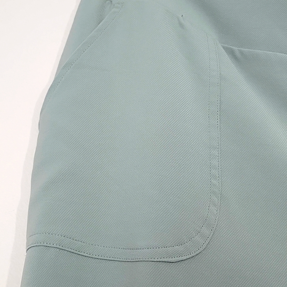 32 COOL WOMEN'S LIGHTWEIGHT PALE MINT GREEN PANTS WITH POCKETS - Picture 8 of 11